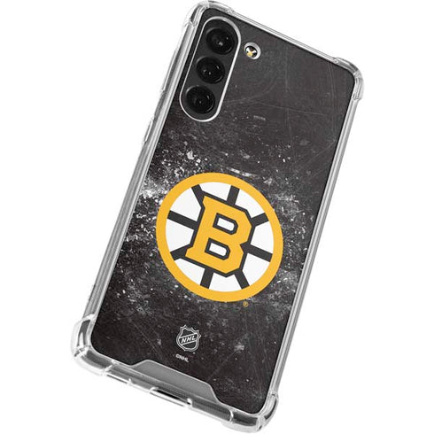 NHL Boston Bruins Iced Galaxy S24 FE Clear Case